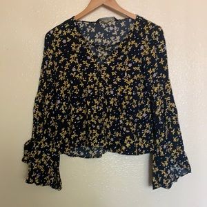 Boho floral top